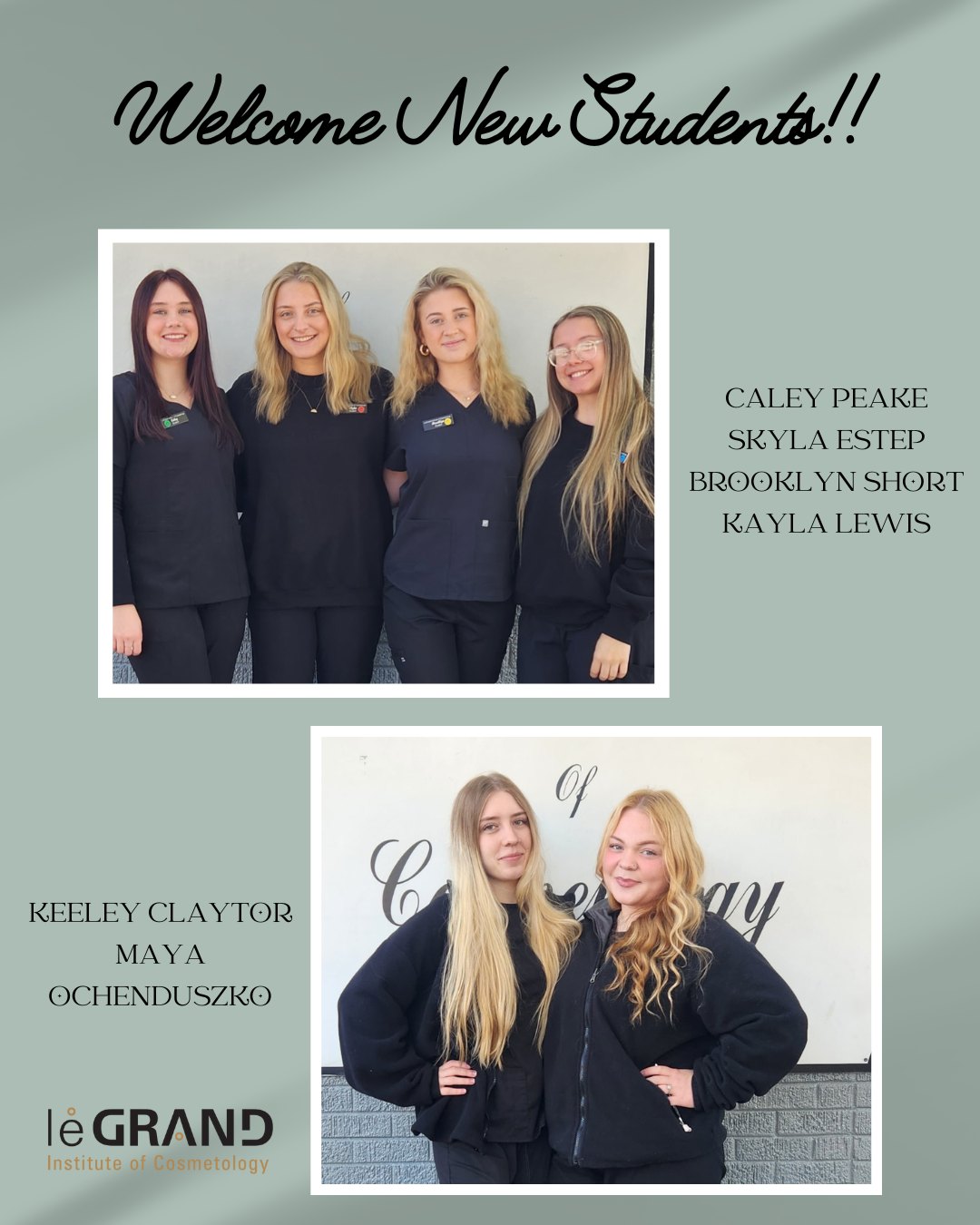 Welcome new students